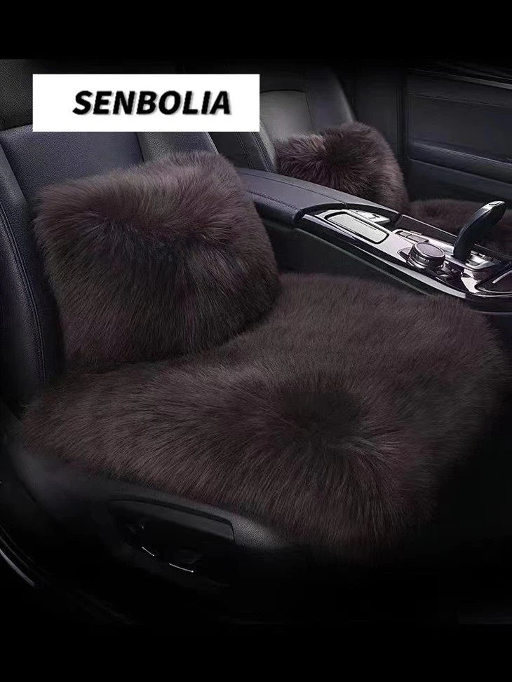 Genuine Fur Fashion auton istuintyyny 3 kpl/setti